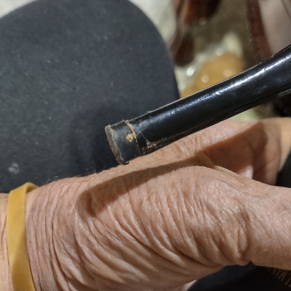 (Sh698) Deb,Black Lace Heels, 7.5,Open Toe - Picture 9 of 13